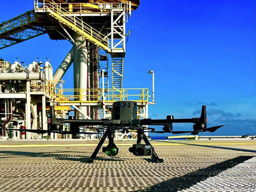 Latest company Solutions about U10 Drone Inspection Application – Natural Gas Leak Detection on Offshore Platforms