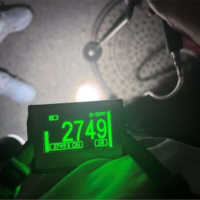 Bom preço 0Detector portátil de metano de 0,5 ppm Teste de inspecção de fugas de gasodutos com sonda on-line